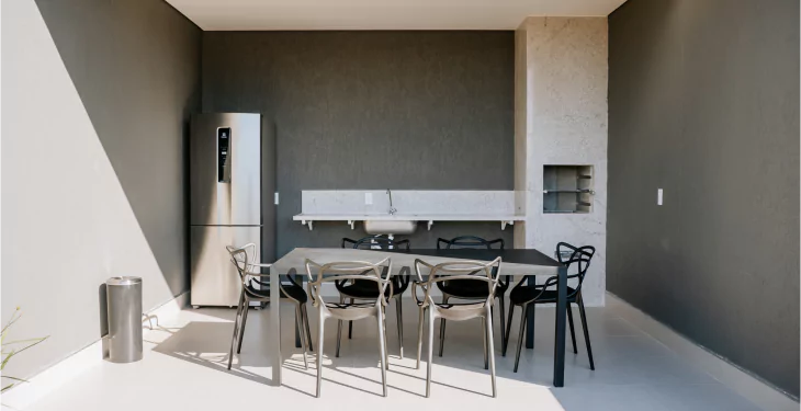 Espaço para confraternizar